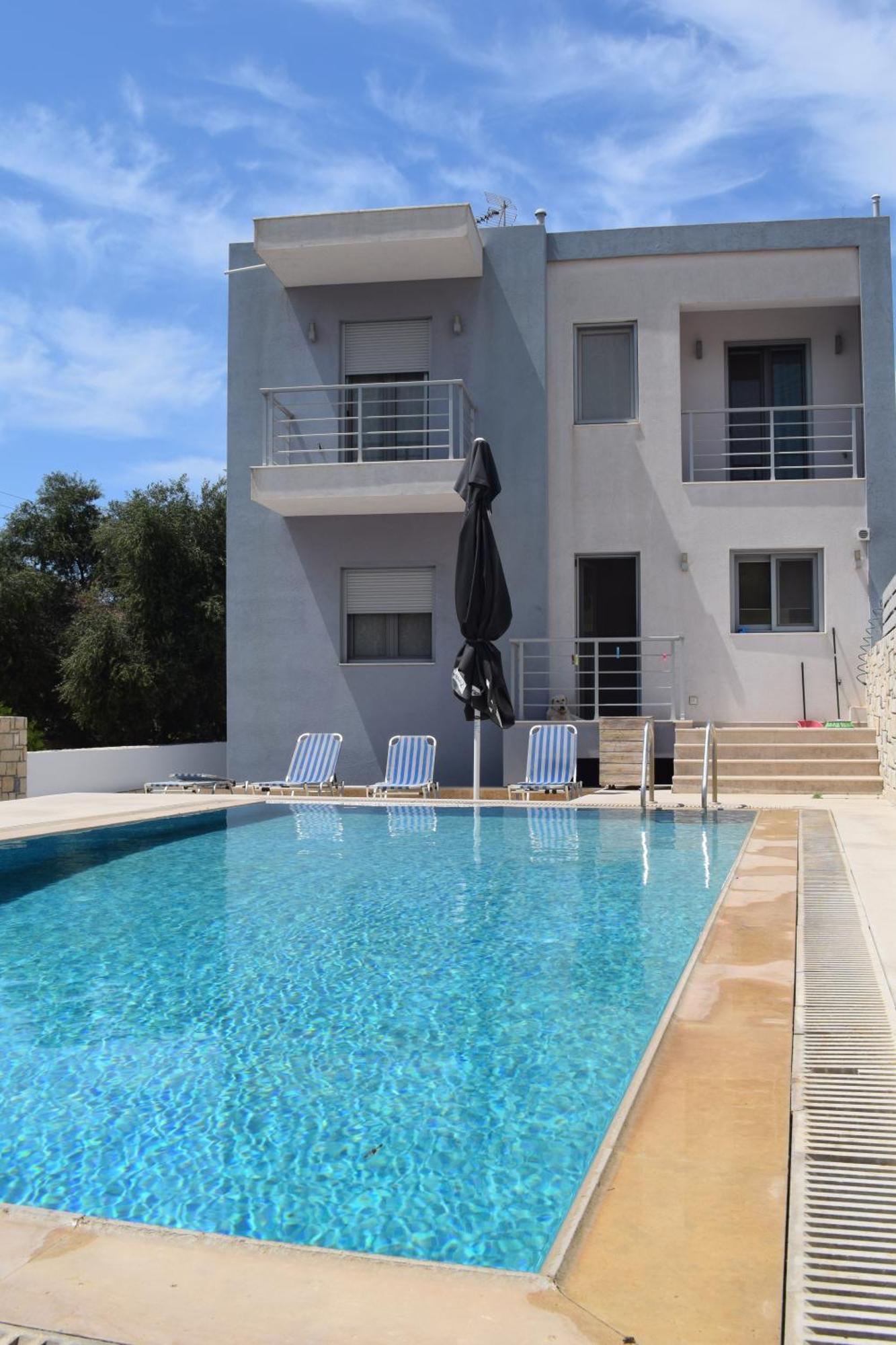 Aquarock Villa With Private Pool Prassas ภายนอก รูปภาพ