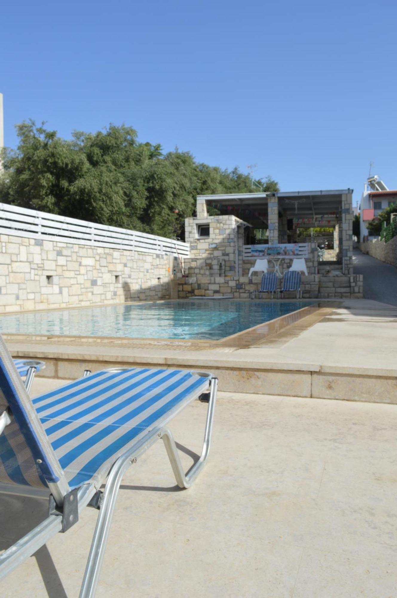 Aquarock Villa With Private Pool Prassas ภายนอก รูปภาพ